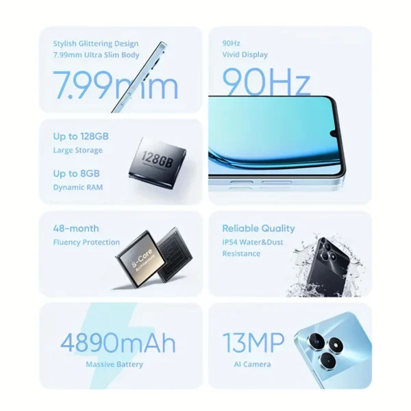 Celular realme Note 50 - 6.74" 90Hz - Image 2