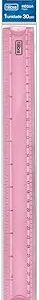 Tilibra - Régua Flexível 30cm Académie Rosa Claro - 1 un