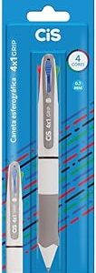 Caneta Esferográfica CIS 4X1 GRIP, Blister com 1 unidade