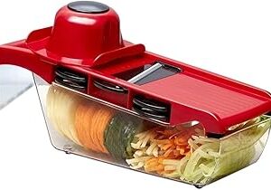 Mandoline Slicer Nicer Fatiador Cortador De Legumes 6 Em 1
