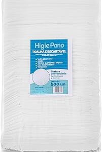 Lenço Multiuso HigiePano - 500 Unidades - Toalha para Banho de Leito e Limpeza - Prático e Eficiente para Cuidados Diários