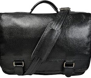 Bolsa Pasta Executiva De Couro Le Voyage Notebook Documentos Cor:Preto
