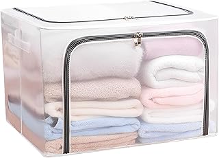 Organizador Multiuso de Guarda-Roupa Flexível com Zíper, Ideal para Roupas, Calçados, Cama, Mesa e Banho – Prático e Espaçoso - 100 Litros