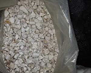 Pedra Brita Branca Decorativa 3 kg