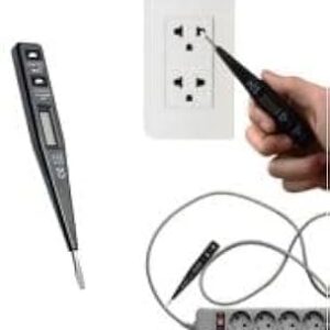 Chave Teste Digital De Voltagem 12v A 220v Com Visor Digital PREMIUM