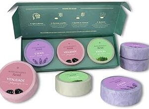 Banho Aromático Zenai - 9 Pastilhas Com Óleo Essencial (Lavanda, Pitanga Negra, Capim Limão) | Aromaterapia | Spa | Relaxamento | Bem-estar | Cuidados Pessoais | Meditação | Vitalidade | Calma | Energia | Conexão | Autocuidado (Mista)