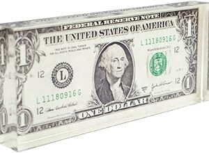 Placa Decorativa em Acrílico - Dólar Impresso