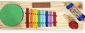 Bancada Infantil Mini Músico Vibratom – Instrumento Educativo de Percussão para Crianças, Estímulo Sensorial e Coordenação Motora