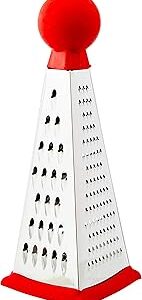 Ralador 8 ", 3 Faces Triângulo, Gedex CTR-162, Vermelho