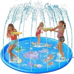 Sprinkler Splash Pad Infantil Brinquedo Piscina Chafariz 170cm (Golfinhos)