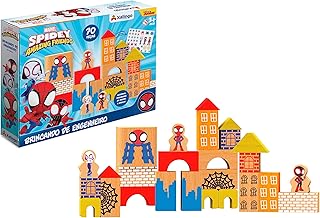 Brincando de Engenheiro Spidey 70 peças Xalingo